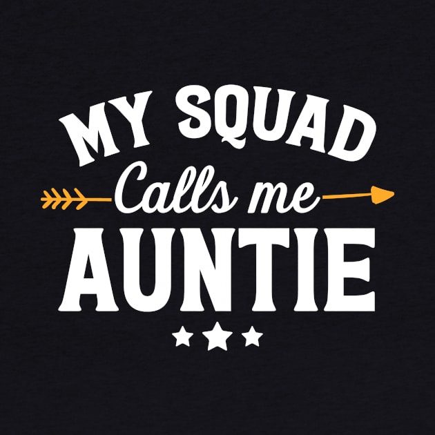 My squad calls me auntie by captainmood